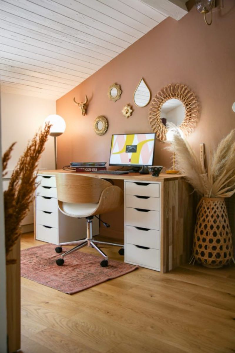 Ikea Hack : astuce pour aménager un coin bureau - par Casa La Forêt