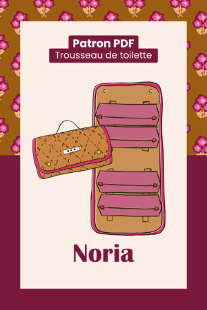 Patron couture trousses de toilette Noria